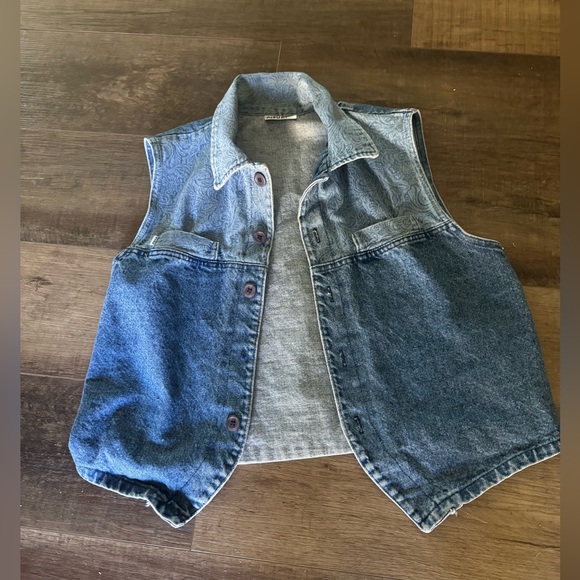 Vintage Jean vest - Picture 1 of 5